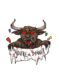 Halloween Monster Sticker