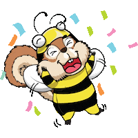 Party Celebrate Sticker by Nutchies Indonesia