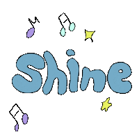 Glitter Shine Sticker
