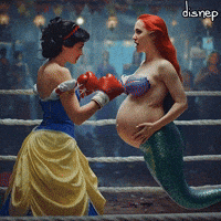 Lutte Snow White GIF