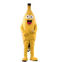 Fruchtalarm healthy banana banane hirschmeiermedia Sticker