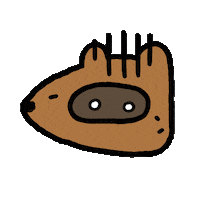 Nervous Dark Sticker by Debbie Fong