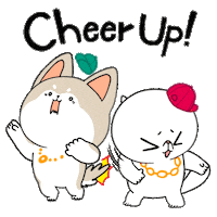 Happy Cheer Up Sticker by Kcomics