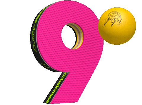 Ping Pong 3D Sticker by Kochstrasse™