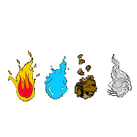 Fire Water Sticker