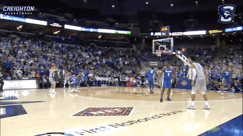 high five buzzer beater GIF by Creighton University Athletics