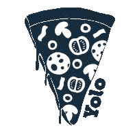 Hungry Pizza Sticker by Pa picar Algo