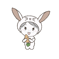 Chinese New Year Bunny Sticker by Ohhgranny