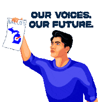 Voting Election Day Sticker by #GoVote