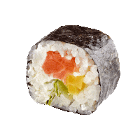 MR-GraphicDesigner food eat tasty sushi Sticker