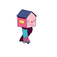 house home Sticker by Nuriamartgon