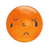 Sad Crying Face Sticker by The Natural Confectionery Co.