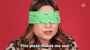 This Pizza Makes Me Sad