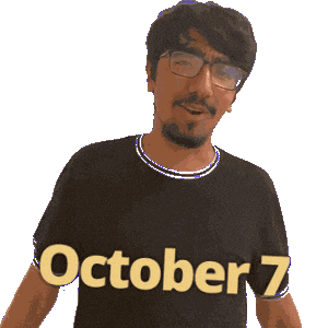 October 7Th Sticker