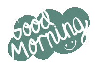 Good Morning Sticker by Poppydesign