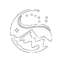 Fairbanks Awl Sticker by Alaska Wild Lights