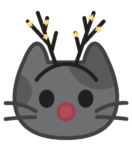 jadelaymandesigns giphyupload cat christmas holiday Sticker
