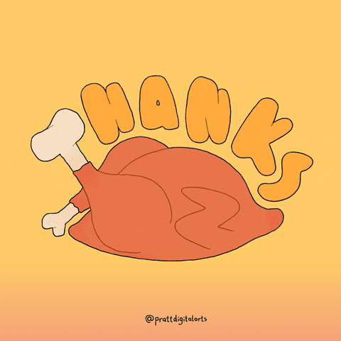Chicken Wing Thank You GIF by Kiji Lab