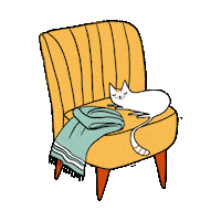 Cat Relax Sticker by eh sisters