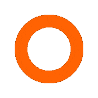 dark-mark orange circle oranje cirkel Sticker