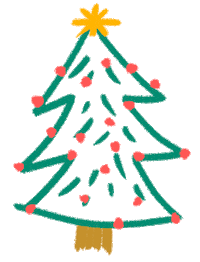 Christmas Tree Sticker by LOSAN