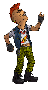 cinicgames rock punk the wardrobe cinic games Sticker