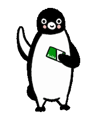 heya-hannah kawaii travel penguin japan Sticker