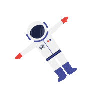 Space Travel Illustration Sticker by Luchtvaartmuseum Aviodrome