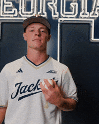 Georgia Tech Baseball GIF by Georgia Tech Yellow Jackets
