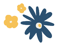 Flower Sticker by Lemon Paper Design