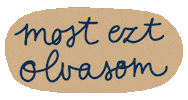 Konyv Olvas Sticker by ELTE Könyvtár