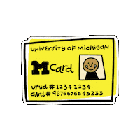 Hail Go Blue Sticker by University of Michigan Student Life