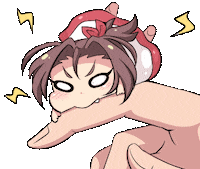 Angry Hand Sticker by Jin