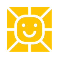 dchstx happy smile sun kids Sticker