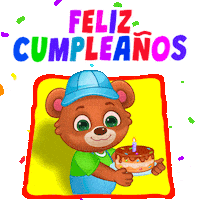 Feliz Cumple Happy Birthday Sticker by Lucas and Friends by RV AppStudios