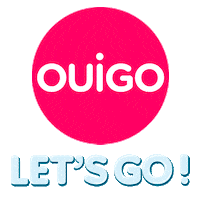 OUIGO_ES fast train speed vamos Sticker