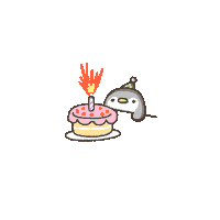 Penguin Cake Sticker