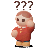 Confused Loop Sticker by haenhaeno0o