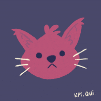 Quillustration cat dog omg animal GIF