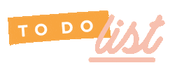 To Do October Sticker