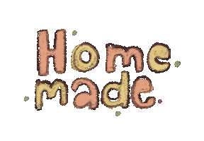 pinknyellowthings home cooking words word Sticker