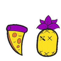 Pizza Pina Sticker by Maui