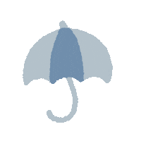 雨 傘 Sticker