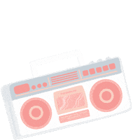 Listen Music Box Sticker