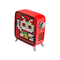 Art Pixel Sticker by The Modern Time Machine LLC