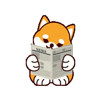 Shiba Inu Dog Sticker by DEOW Japan