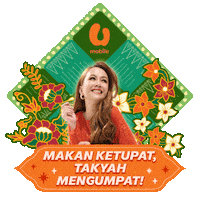 Hari Raya Gossip Sticker by U Mobile