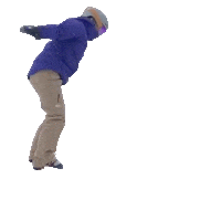 Banff National Park Jump Sticker by skibig3