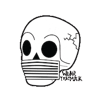 Mask Skull Sticker