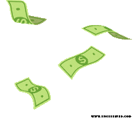 Dollars Sticker by Luca Center